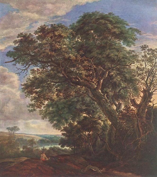 VLIEGER, Simon de Landscape with River and Trees ar